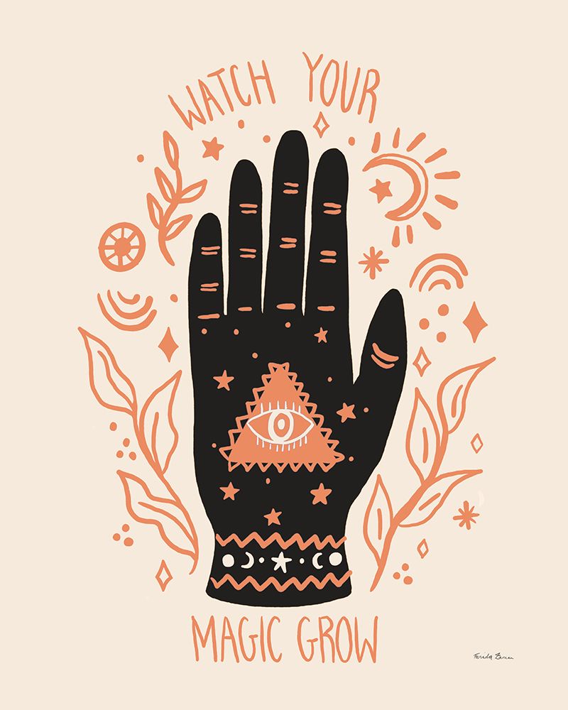 Art Print: Palm Reading II Neutral