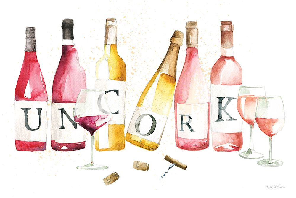 Art Print: Pop the Cork XI