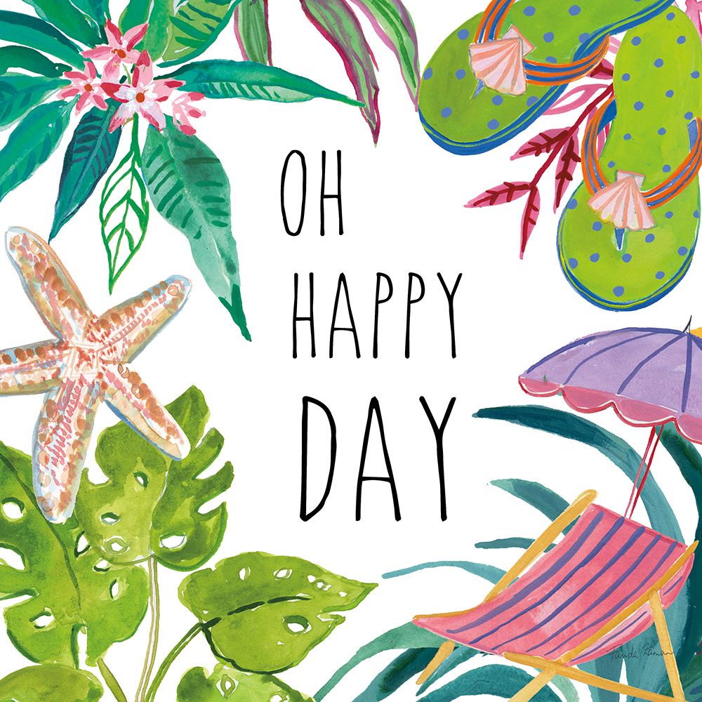 Art Print: Tropical Home III