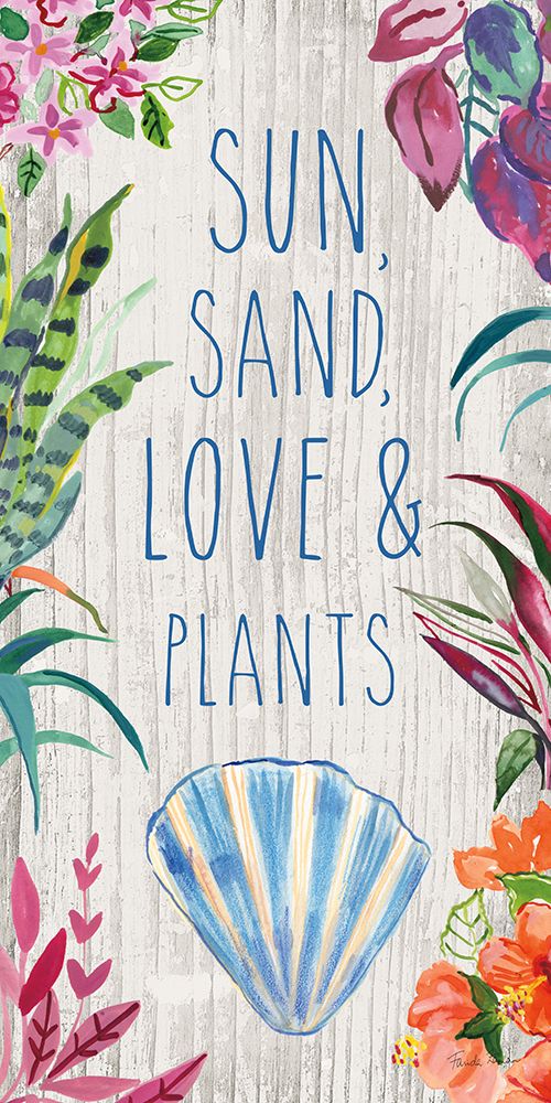 Art Print: Tropical Home X