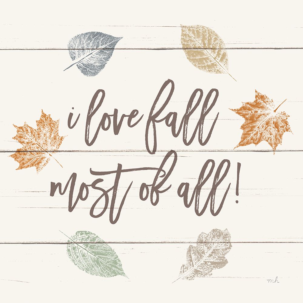 Art Print: Harvest Sentiments Sign I Light