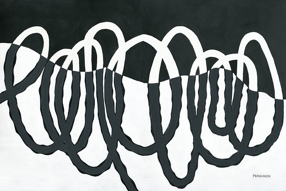 Art Print: Loops III Dark