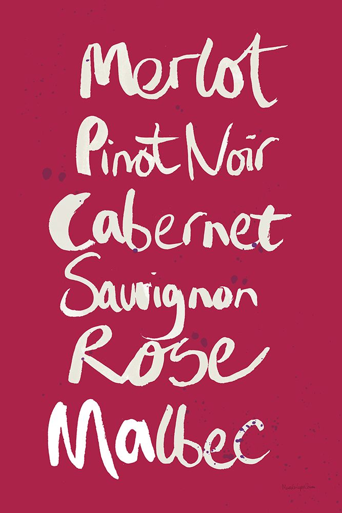 Art Print: Pop the Cork Wine Words I