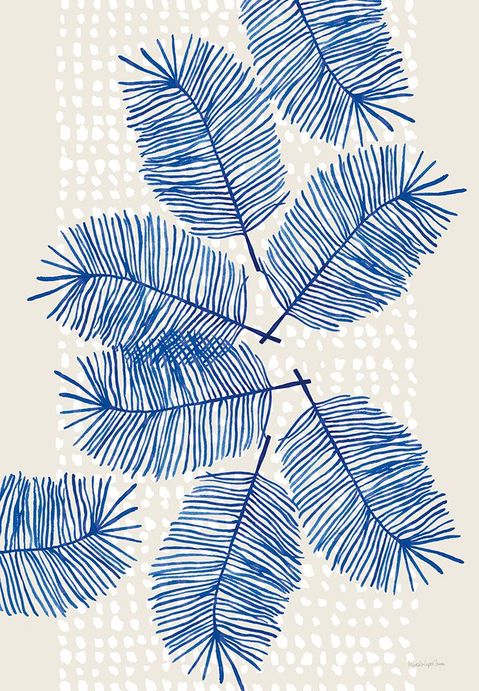 Art Print: Modern Leaves I