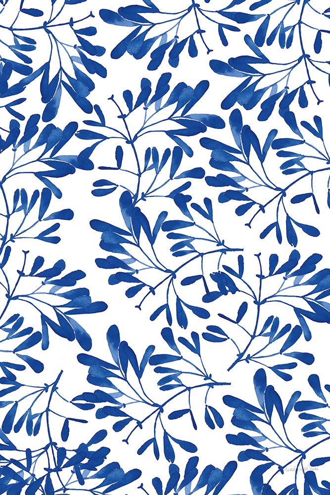 Wall art: Modern Leaves II, by Charro, Mercedes Lopez