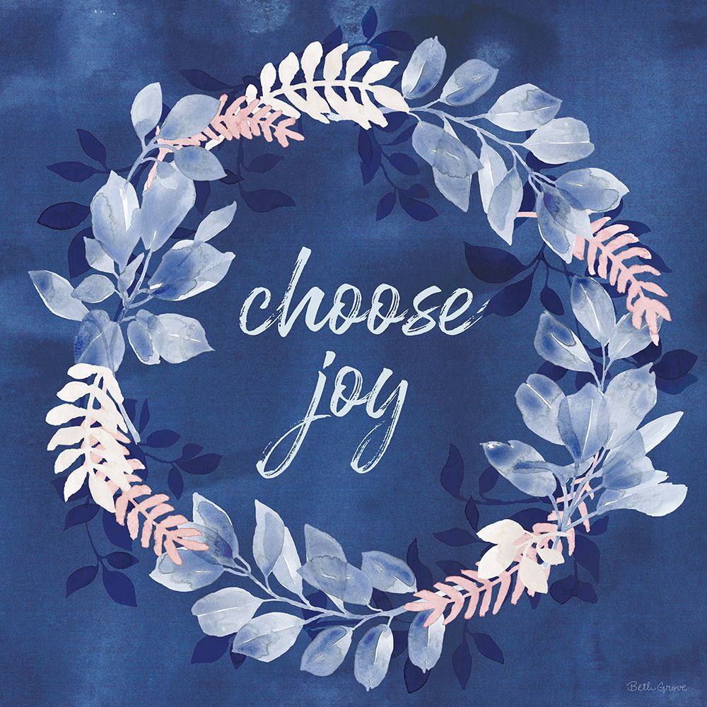 Art Print: Indigo Petals V