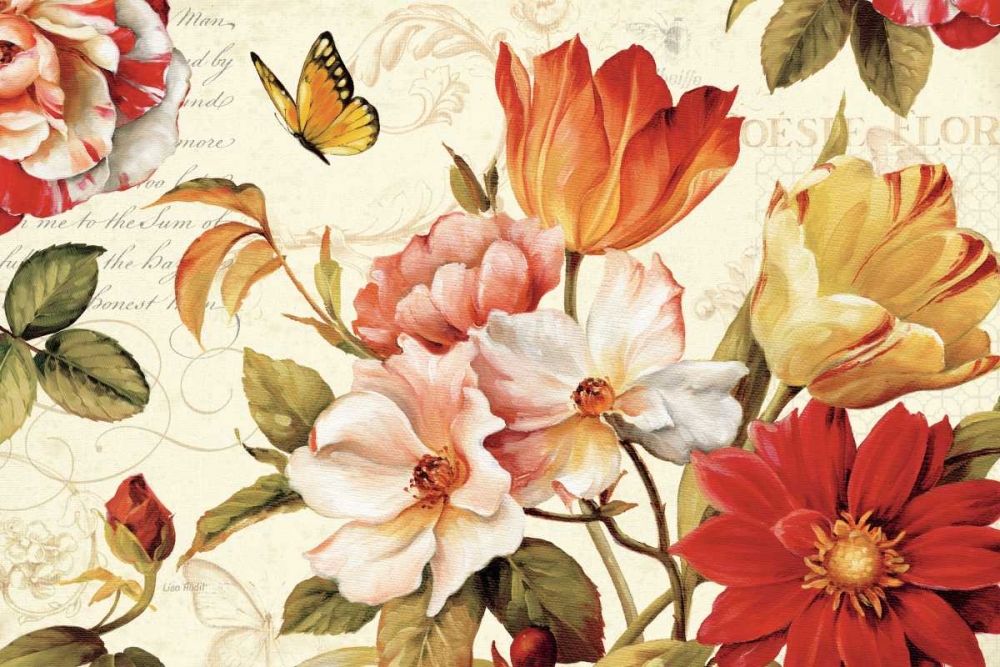 Wall Art Painting id:18057, Name: Poesie Florale III, Artist: Audit, Lisa