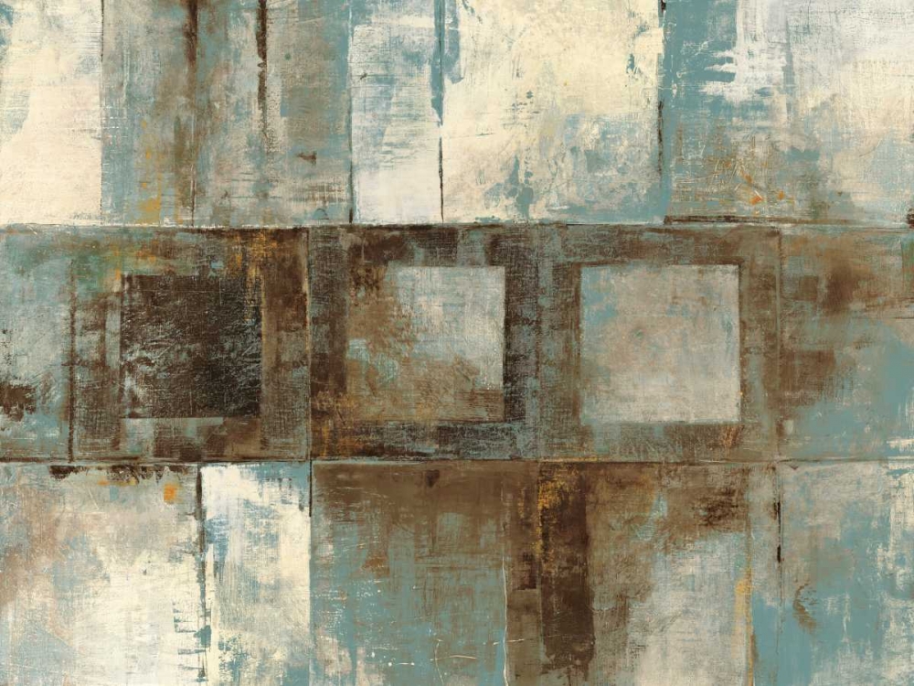 Wall Art Painting id:19184, Name: Euclid AveVariations-BlueandBrown, Artist: Schick, Mike
