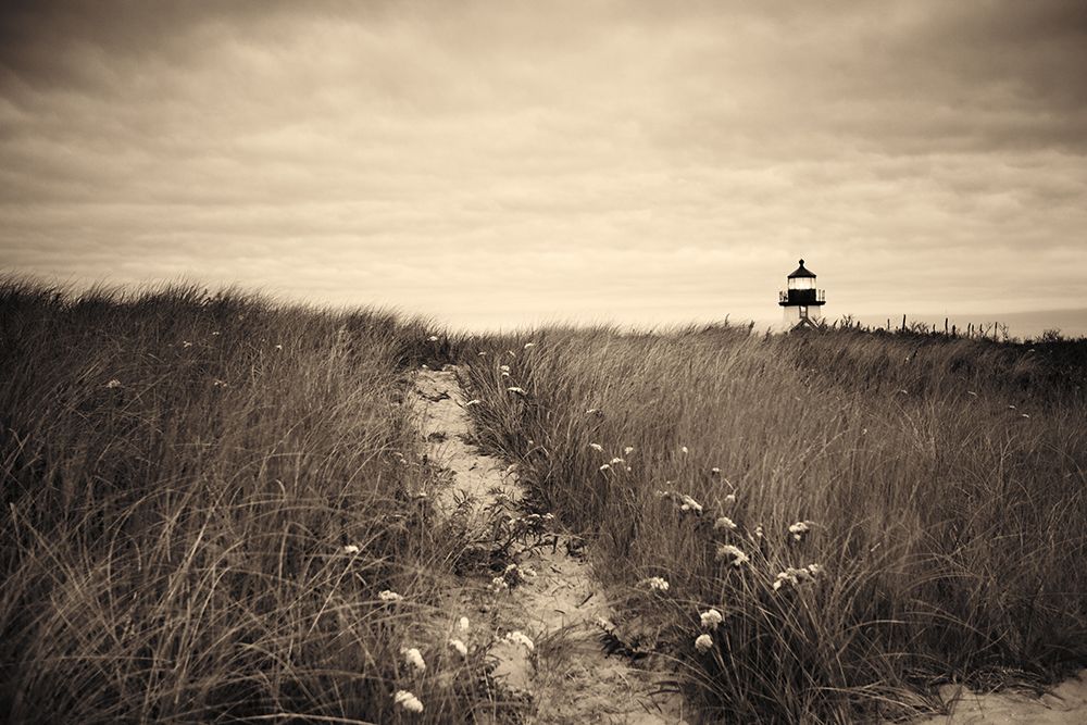 Art Print: Nantucket Light Sepia