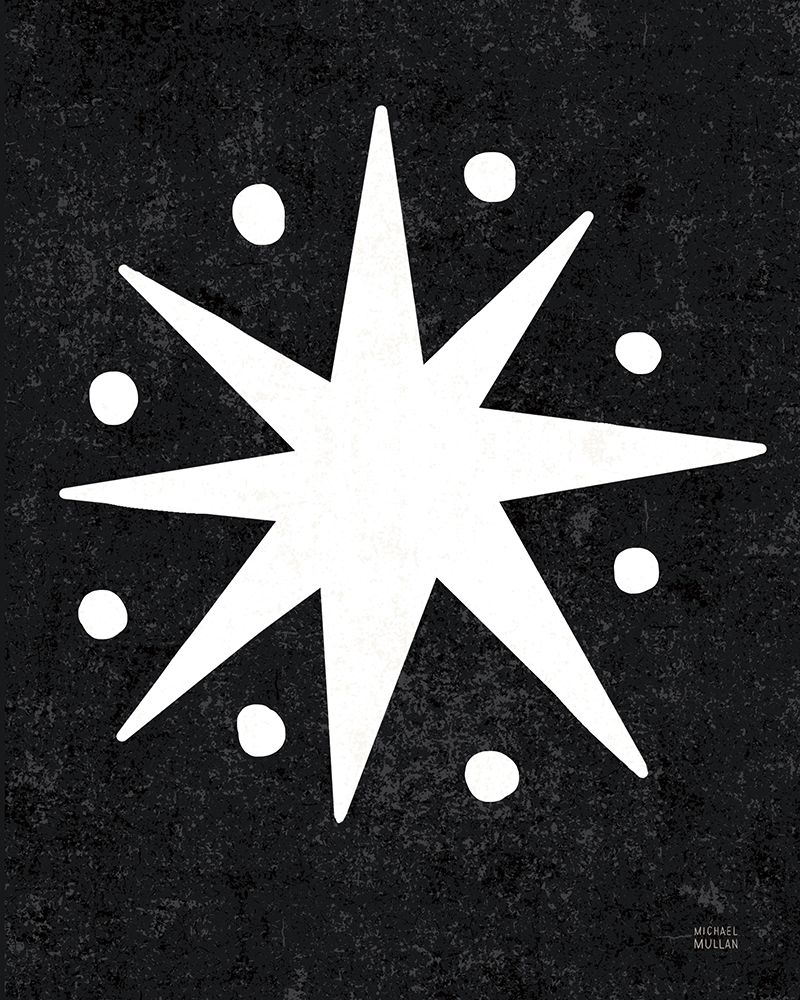 Wall Art Painting id:528219, Name: Christmas Whimsy Star, Artist: Mullan, Michael