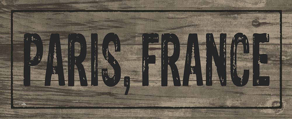 Art Print: Destination Signs I Brown