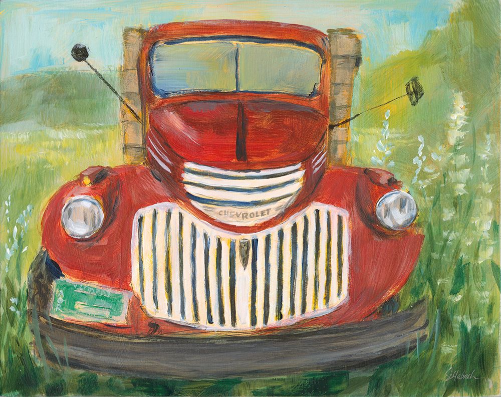 Wall Art Painting id:539552, Name: Farm Truck, Artist: Schlabach, Sue