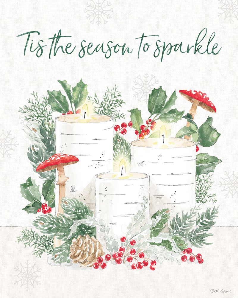 Wall Art Painting id:542353, Name: Christmas Charm V, Artist: Grove, Beth