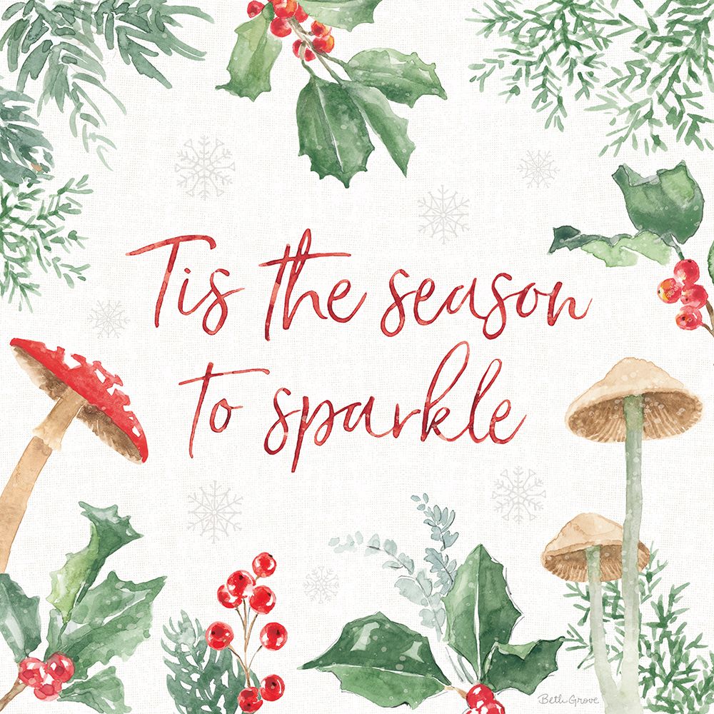 Wall Art Painting id:542357, Name: Christmas Charm IX, Artist: Grove, Beth