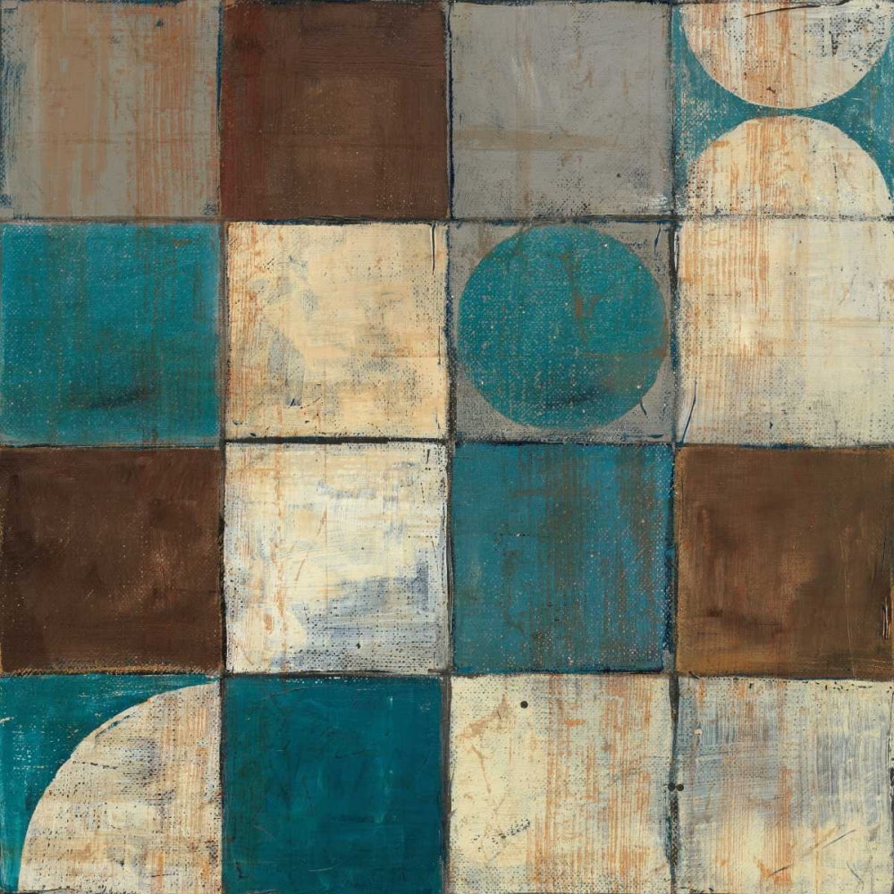 Art Print: Tango Detail II - Blue Brown