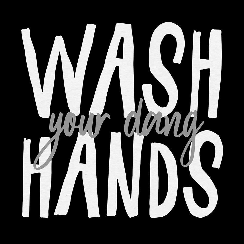 Art Print: Bathroom Advice I BW