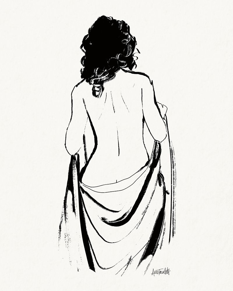 Wall Art Painting id:599416, Name: Sketched Nudes III, Artist: Tavoletti, Anne