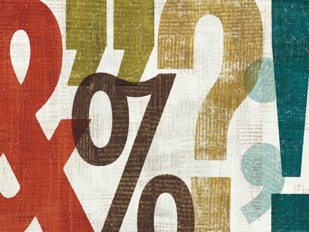 Wall Art Painting id:17913, Name: Punctuated I, Artist: Mullan, Michael