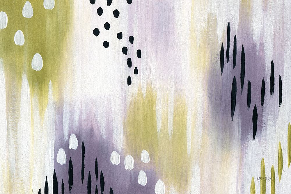 Art Print: Abstract Lavender Essence