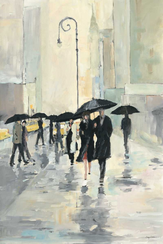 Wall art: City in the Rain, by Tillmon, Avery