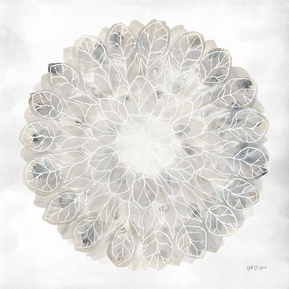 Art Print: Natures Pinwheel II Texture