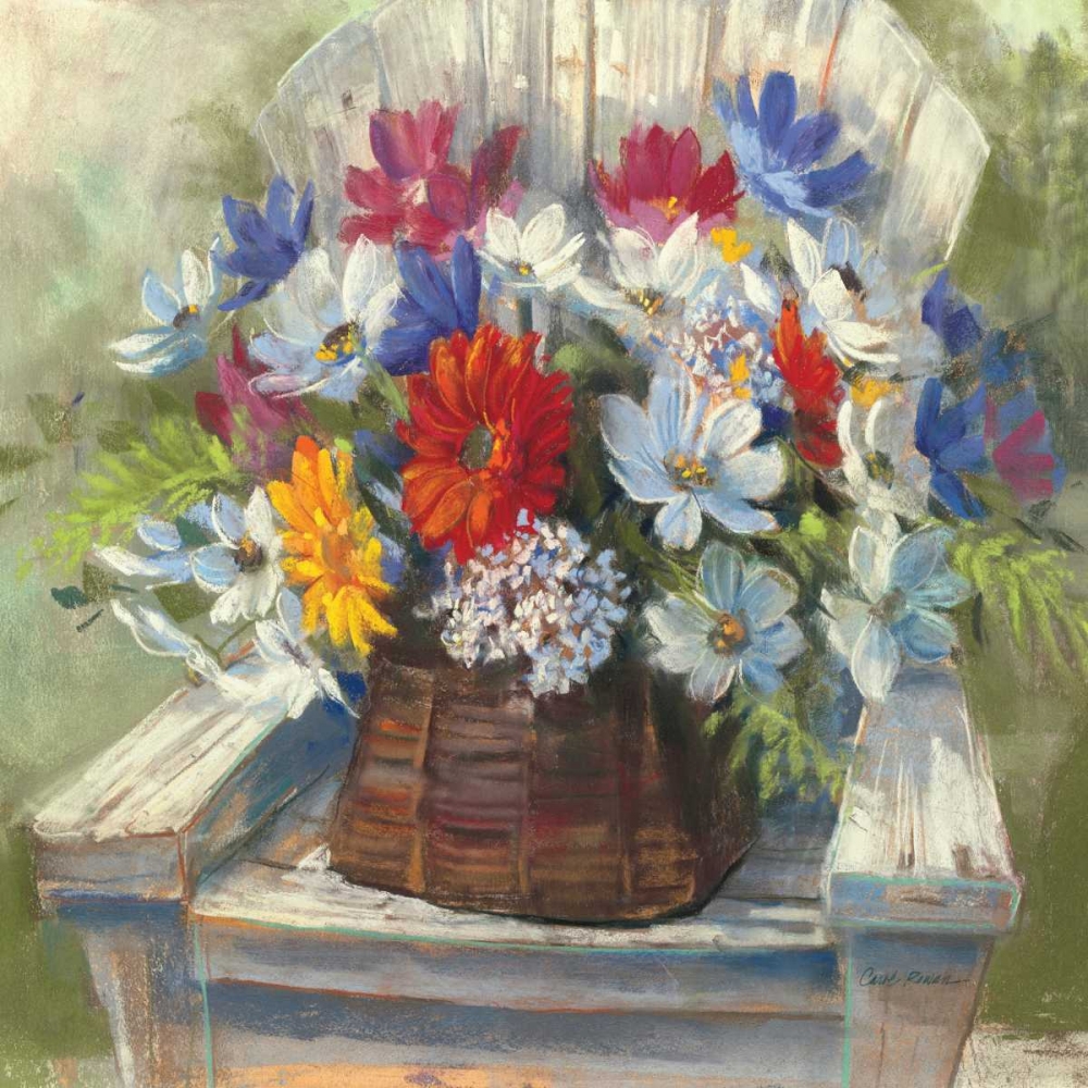 Wall Art Painting id:34062, Name: Adirondack Bouquet, Artist: Rowan, Carol