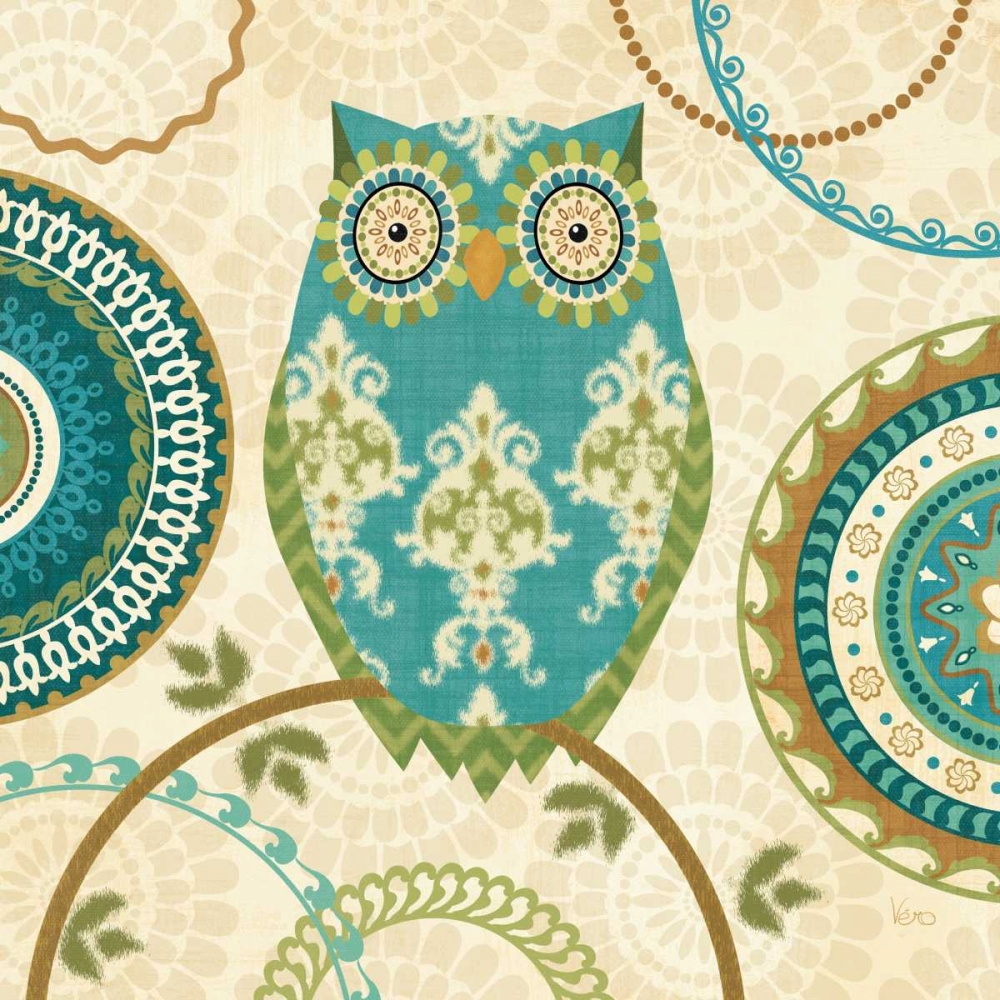 Wall Art Painting id:17477, Name: Owl Forest II, Artist: Charron, Veronique