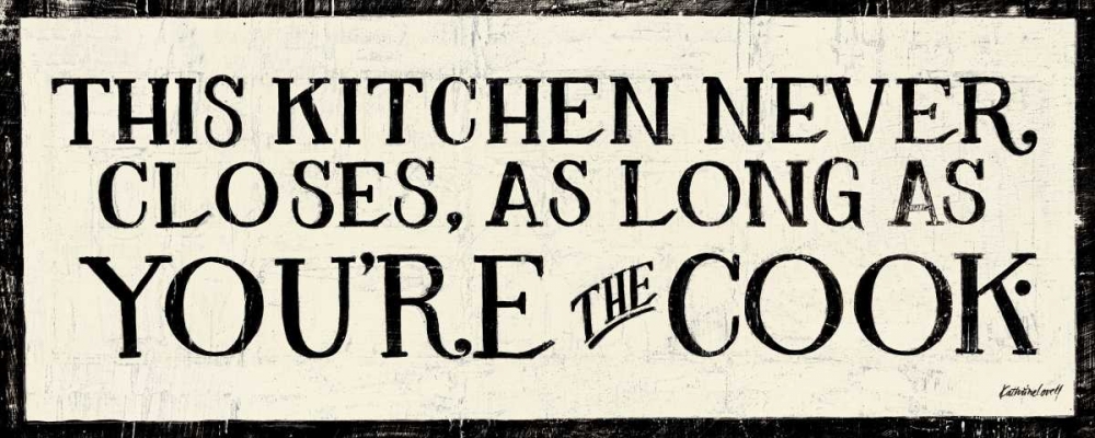 Wall Art Painting id:18556, Name: You re the Cook, Artist: Lovell, Kathrine