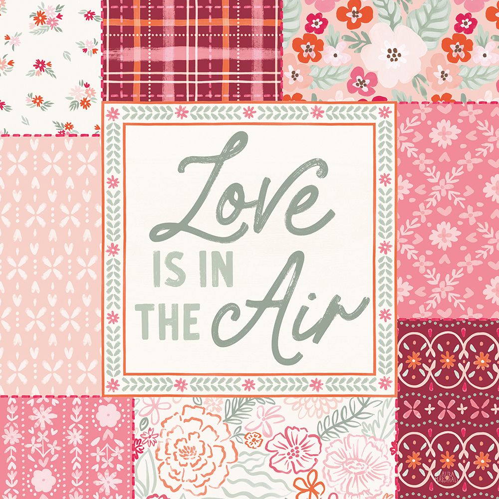 Wall Art Painting id:759335, Name: Blooming Hearts III, Artist: Marshall, Laura