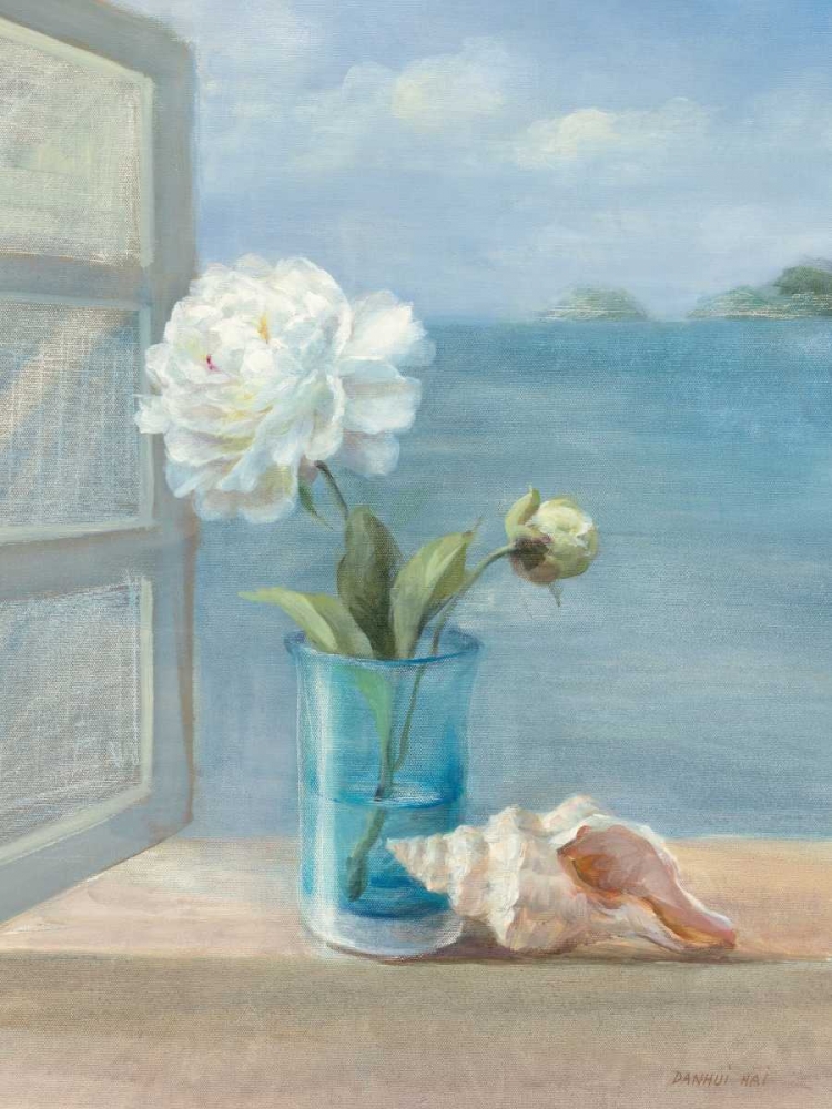 Art Print: Coastal Florals I