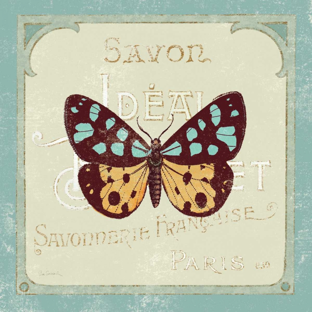 Wall Art Painting id:34119, Name: Parisian Butterfly I, Artist: Schlabach, Sue