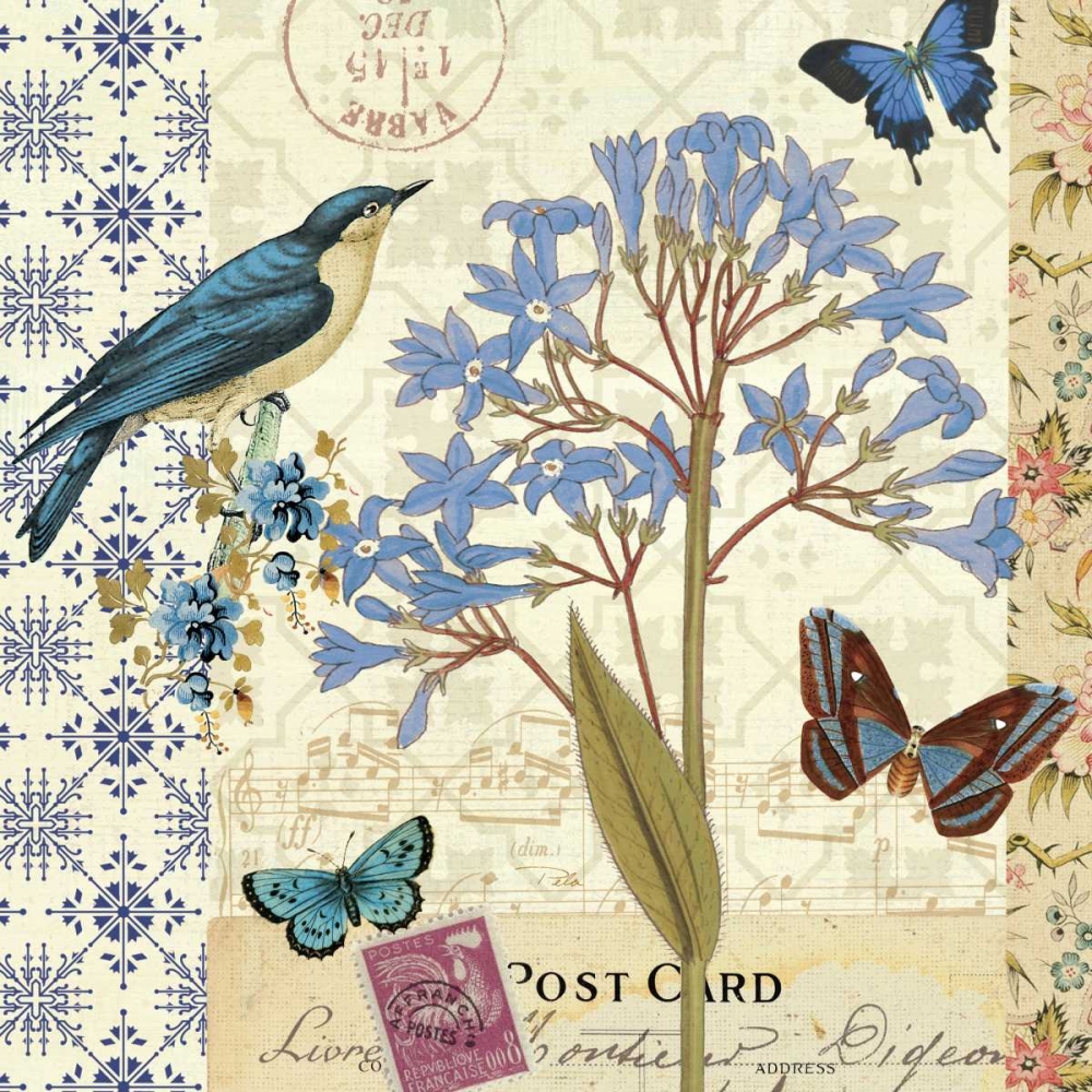 Wall Art Painting id:34121, Name: Blue Notes I, Artist: Pelletier, Alain