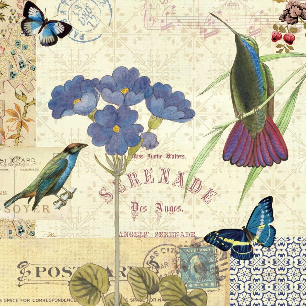 Wall Art Painting id:34122, Name: Blue Notes II, Artist: Pelletier, Alain