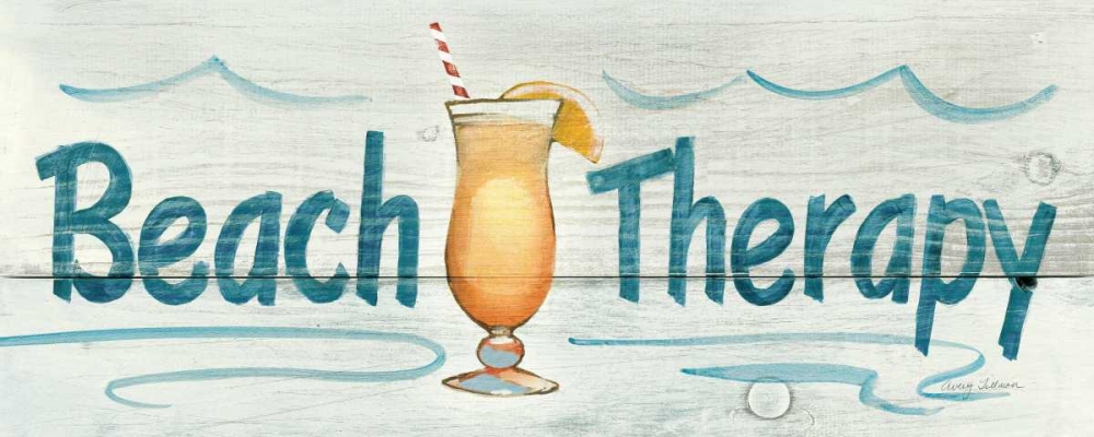 Wall Art Painting id:17390, Name: Beach Therapy - In Color, Artist: Tillmon, Avery