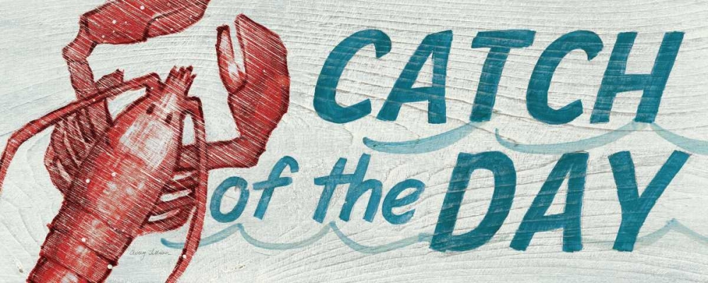 Wall Art Painting id:17600, Name: Catch of the Day- In Color, Artist: Tillmon, Avery