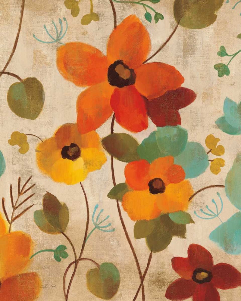 Wall Art Painting id:17367, Name: Vibrant Embroidery III, Artist: Vassileva, Silvia