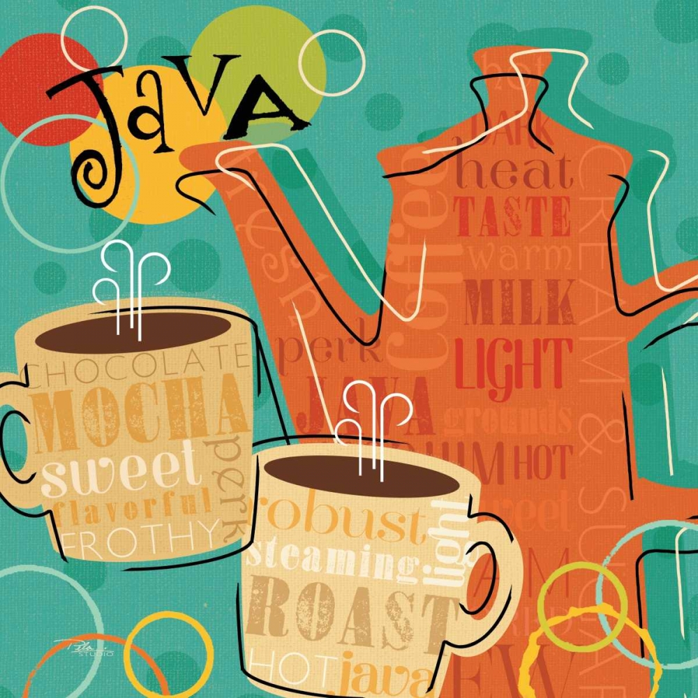 Wall Art Painting id:17222, Name: Funky Brew IV, Artist: Pela Studio