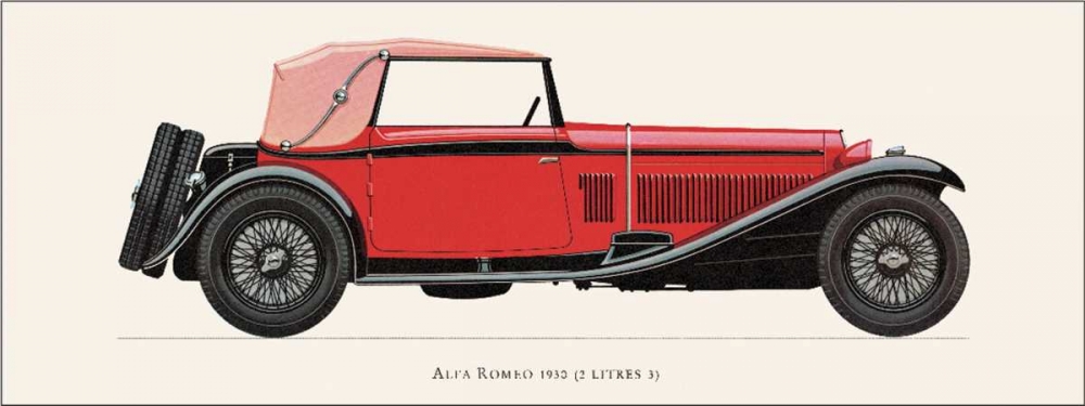 Art Print: Alfa Romeo 1930