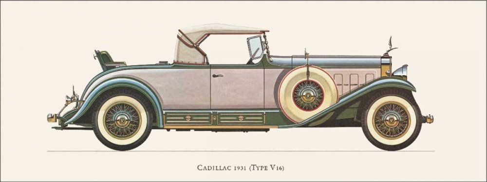 Art Print: Cadillac 1931