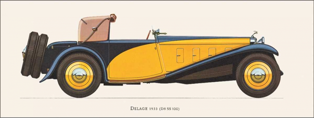 Art Print: Delage 1933