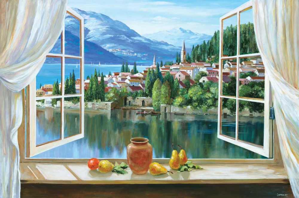 Art Print: Lago di Fiori