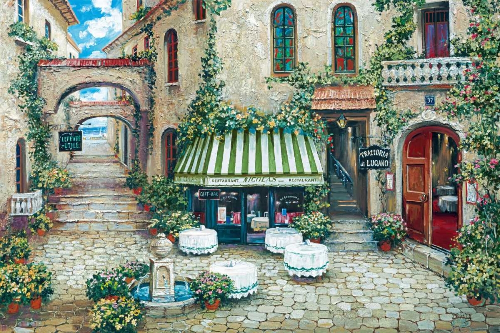 Art Print: Trattoria di Lugano