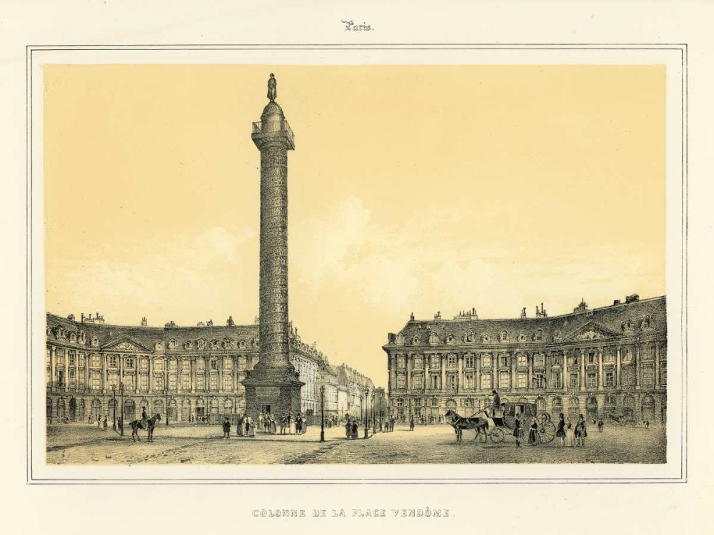 Wall Art Painting id:20563, Name: Place Vendome, Artist: Anonymous