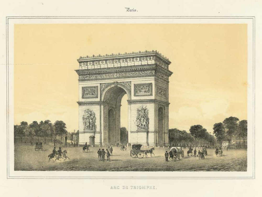 Art Print: Arc de Triomphe