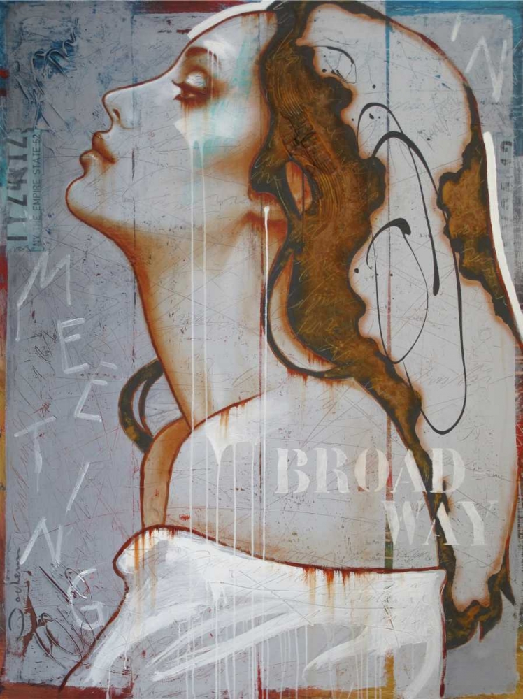 Wall Art Painting id:21118, Name: Meeting in Broadway, Artist: Jochem, Hans