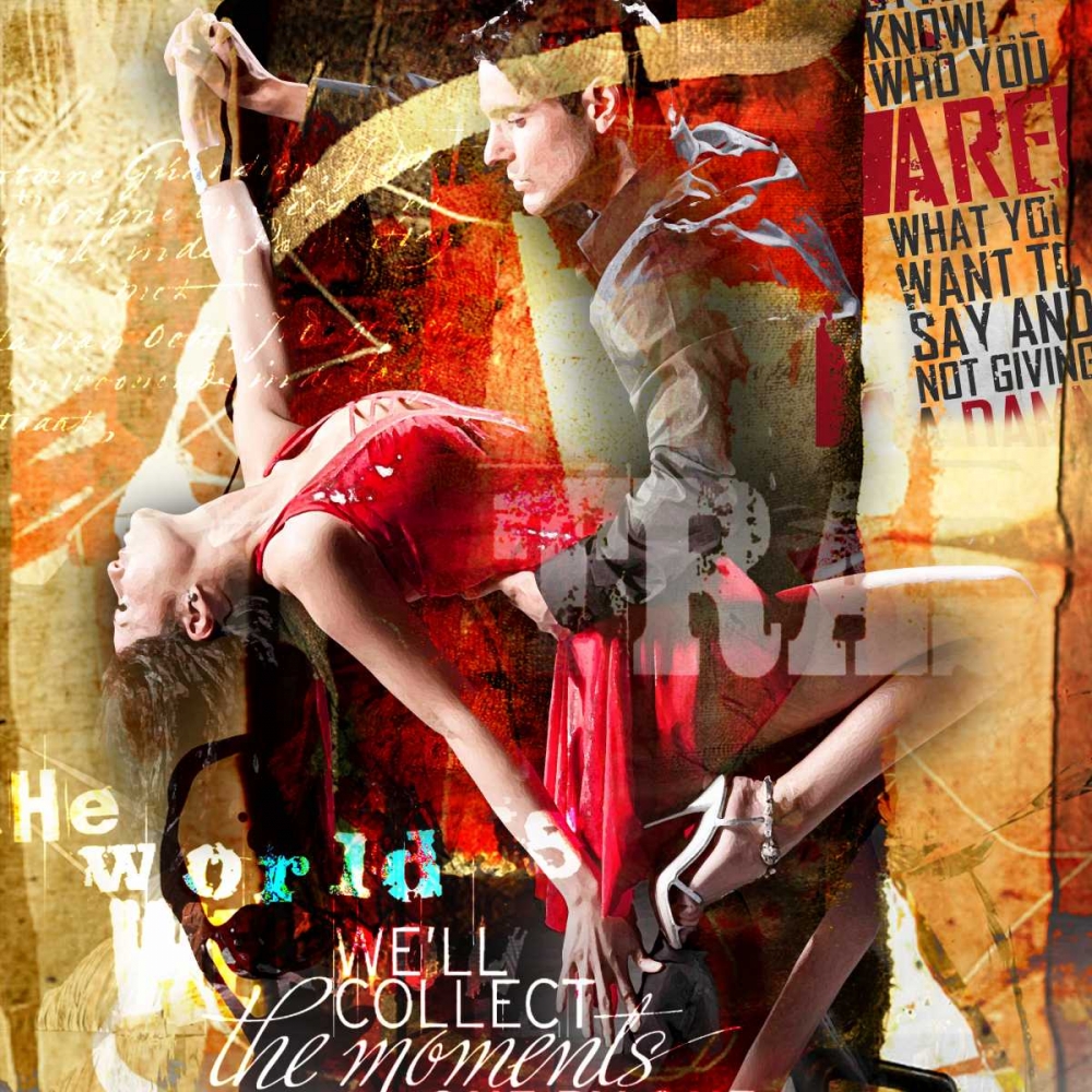 Wall Art Painting id:32322, Name: Dance II, Artist: Baker, Micha