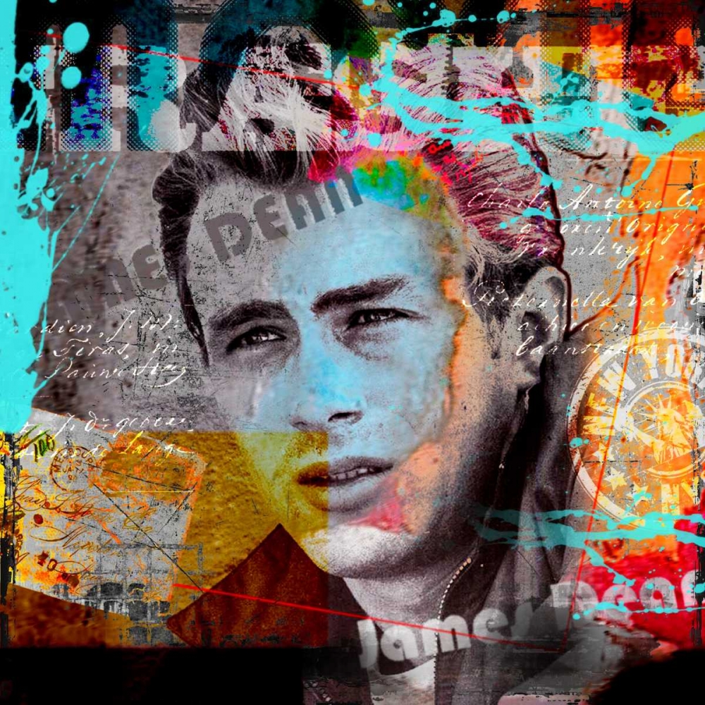 Wall Art Painting id:32326, Name: James Dean, Artist: Baker, Micha