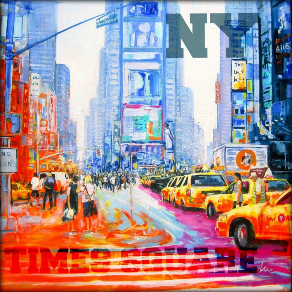 Wall Art Painting id:48097, Name: NY  Times Square, Artist: Luc