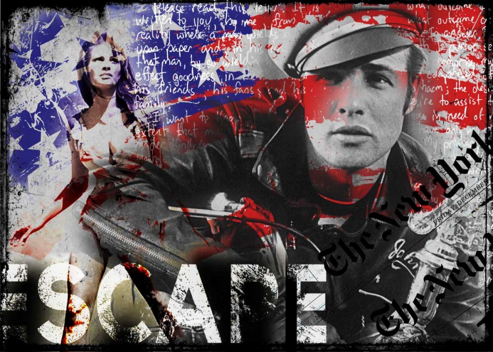 Wall Art Painting id:48112, Name: Escape, Artist: Baker, Micha