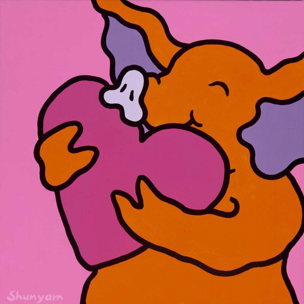 Wall art: Ill give you my heart, by Shunyam, van Steveninck